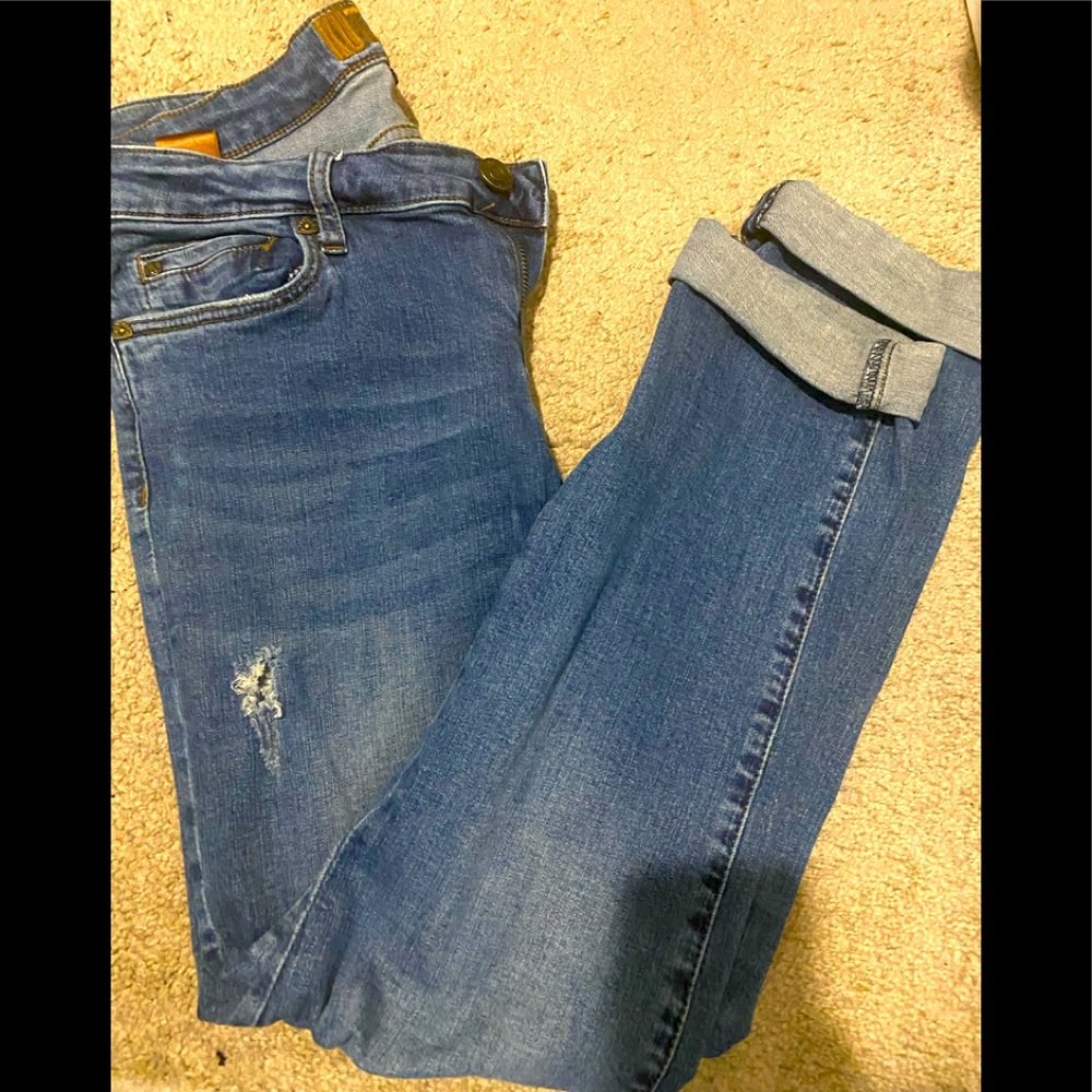 Kut from the Kloth Distressed Boyfriend Denim Jeans KP570MC5